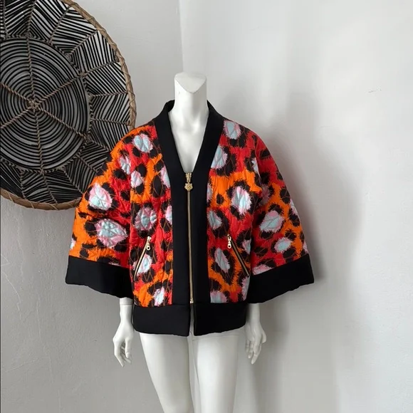 Kenzo Floral Embroidery Quilt Jacket - Picture 2 of 9